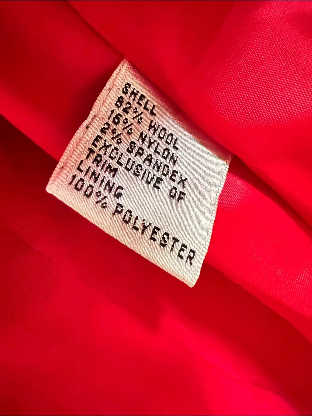 Talbots Vibrant Red Single-Button Women's Blazer
